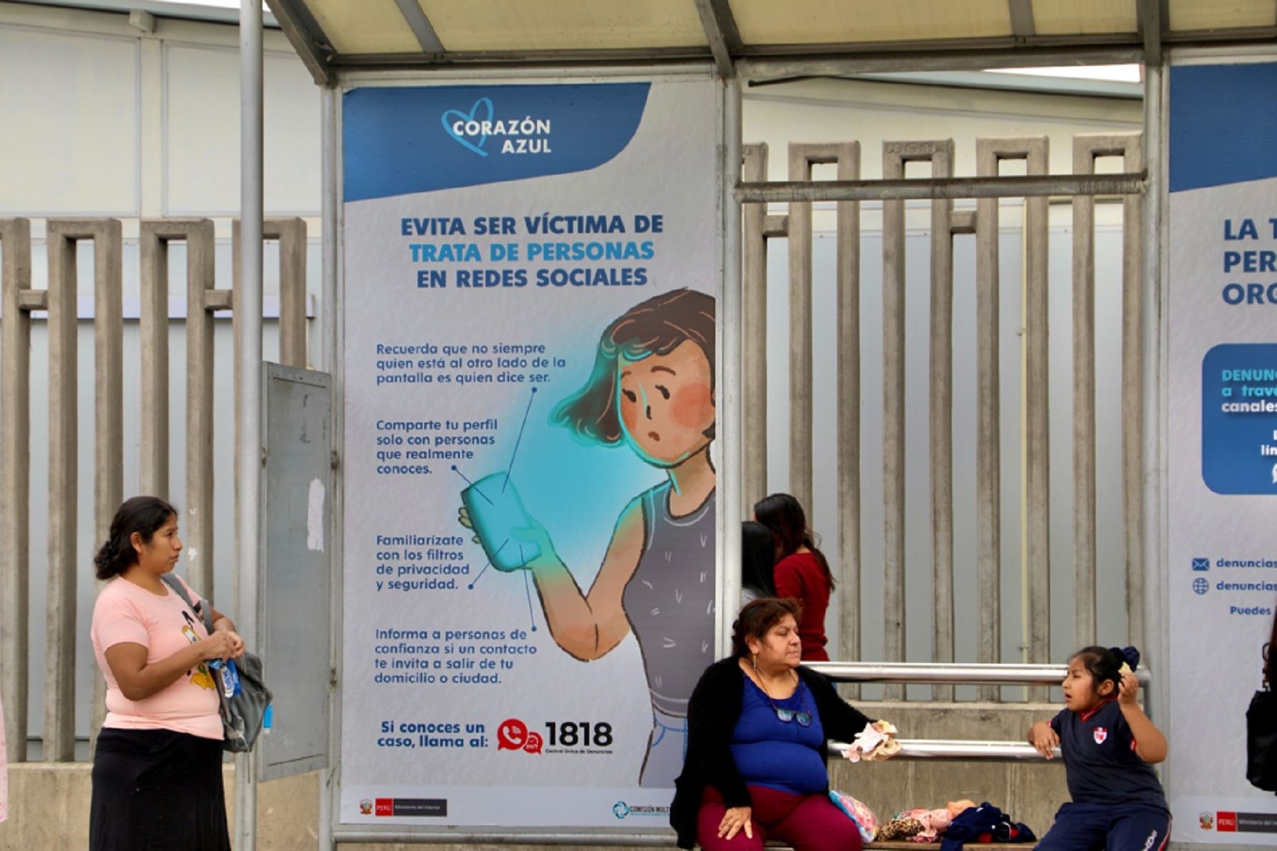 Mininter refuerza campaña contra la trata de personas en paraderos de Lima