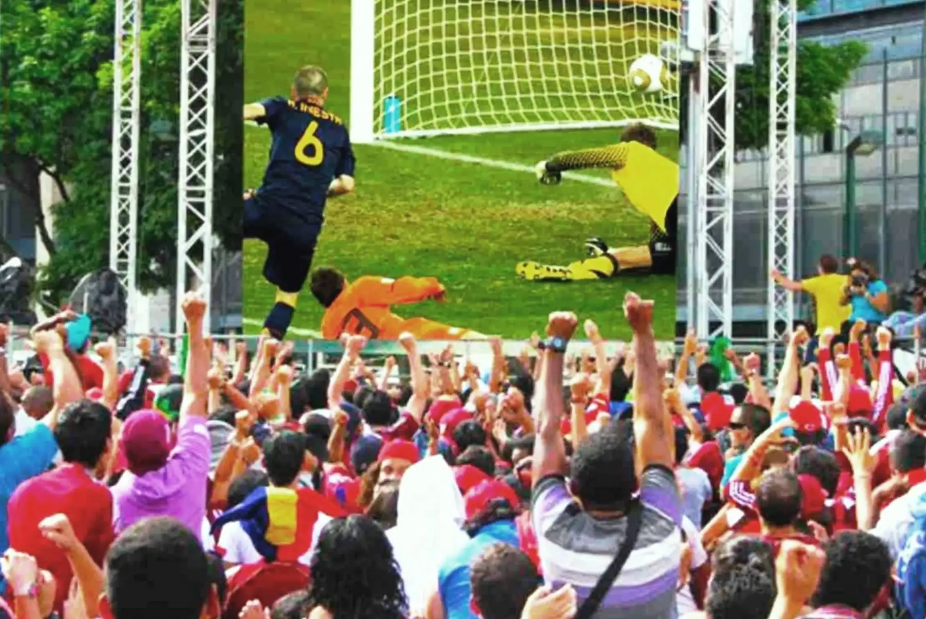 Vive la final del Mundial en pantalla gigante en el Parque de las Leyendas