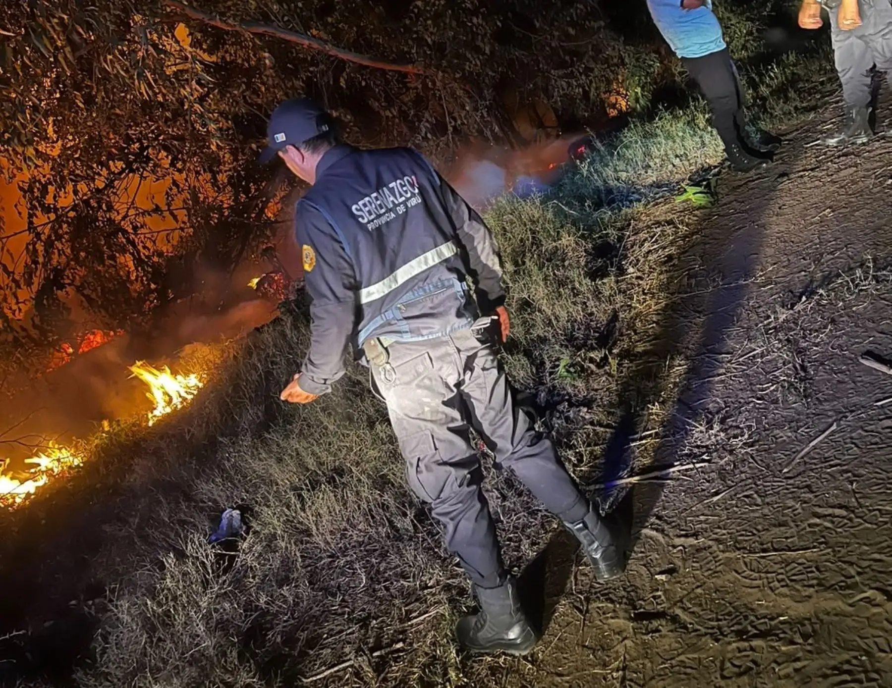 La Libertad: incendio forestal afecta vivero de Agencia Agraria ubicada en Virú