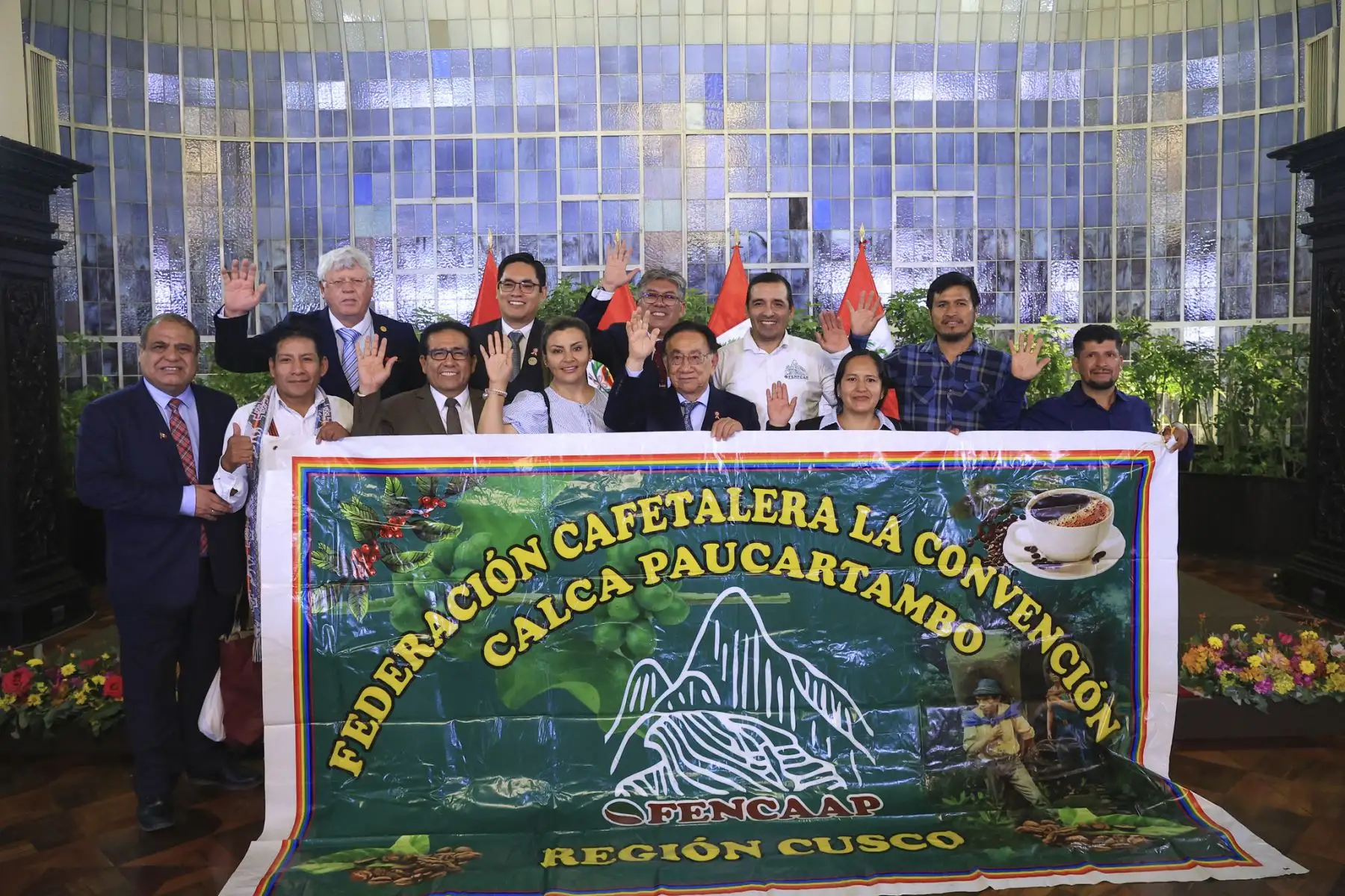 El presidente de la República, José María Balcázar, participó en la ceremonia de Lanzamiento de la Feria internacional de cafés especiales – FICAFÉ Cusco 2026, reafirmando el compromiso del Gobierno con el fortalecimiento de la caficultura peruana. Foto: ANDINA/Presidencia