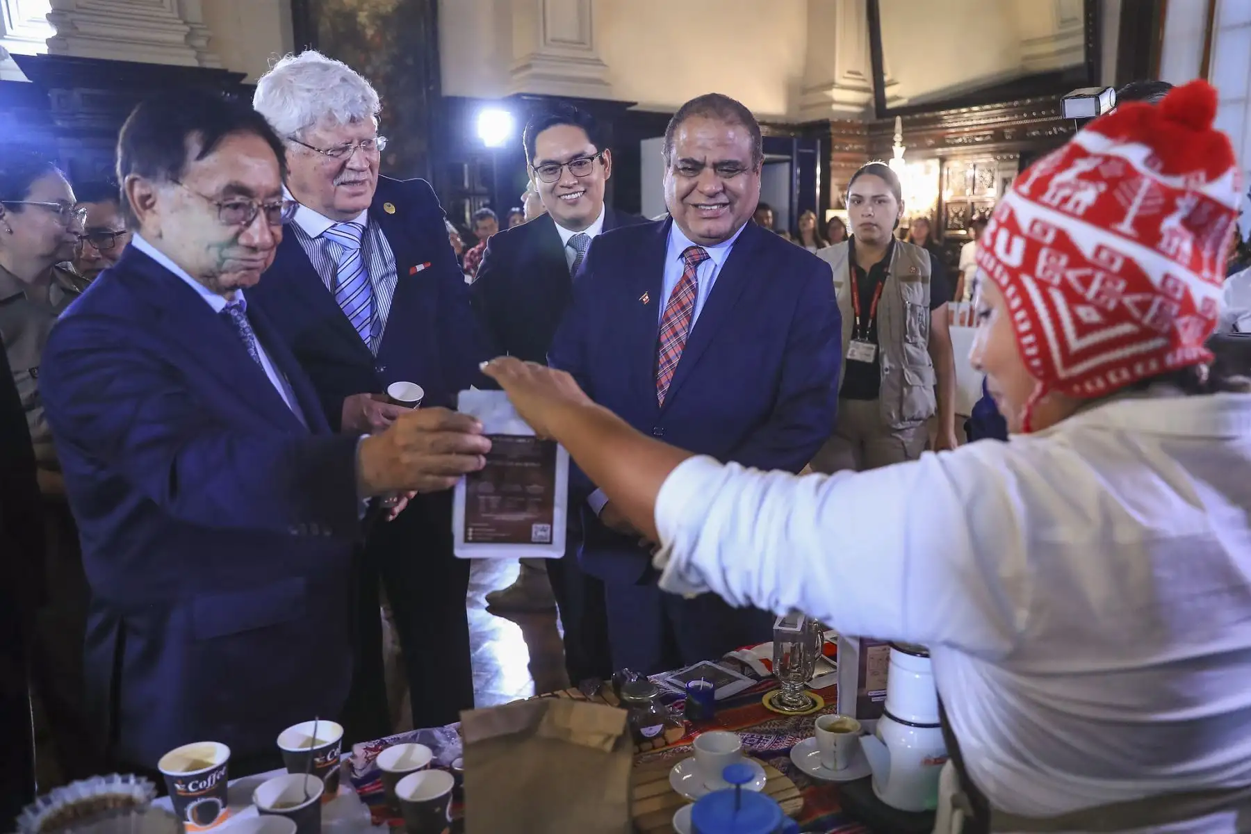 Presidente Balcázar lideró lanzamiento de Feria Internacional de Cafés Especiales-Ficafé