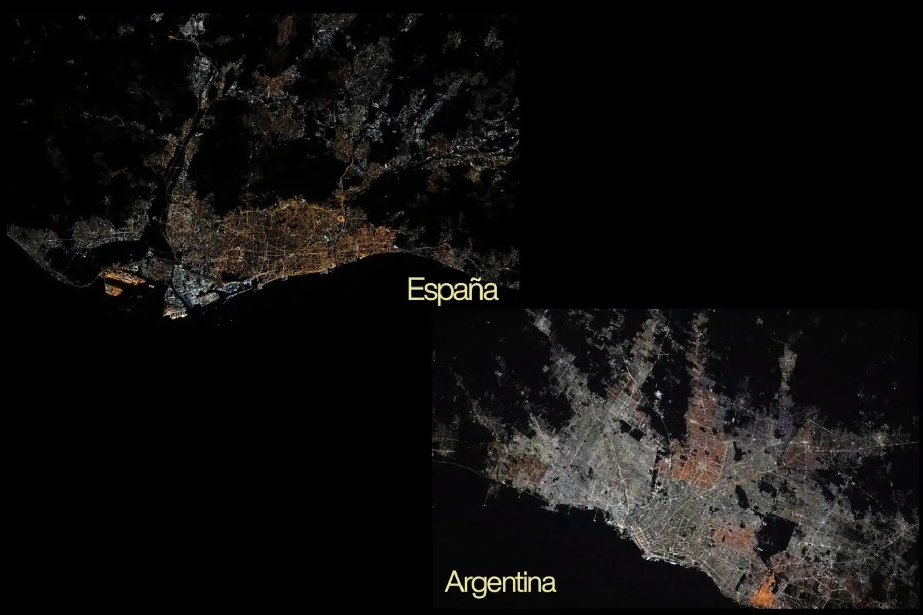Mundial 2026: NASA revela imágenes de España y Argentina, captadas desde el espacio
