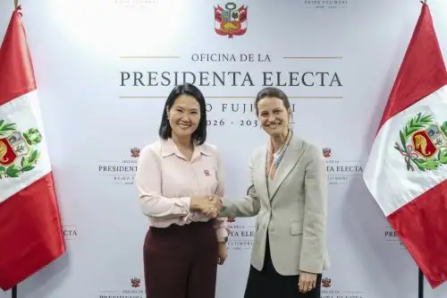 Keiko Fujimori sostuvo reunión de trabajo con la vicepresidenta para América Latina y el Caribe del Banco Mundial