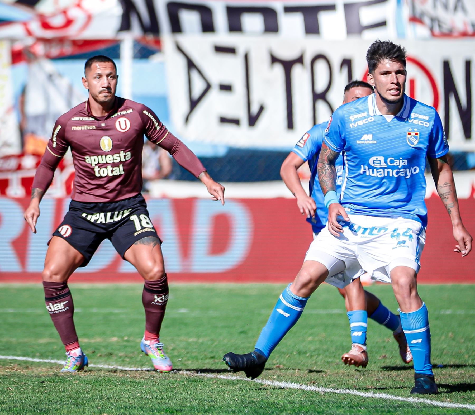 Universitario venció 2-1 al ADT en Tarma en el debut de Lapadula en el fútbol peruano