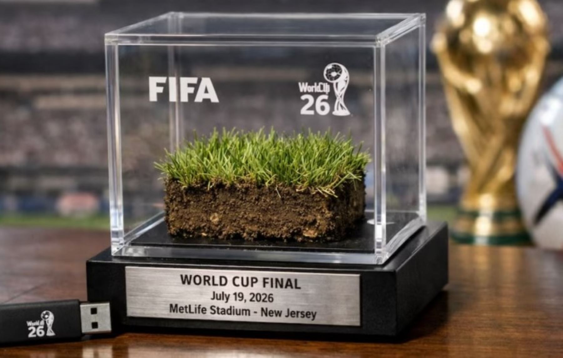 Nueva Jersey pide a FIFA parte de lo que recaude con la venta del césped de la final