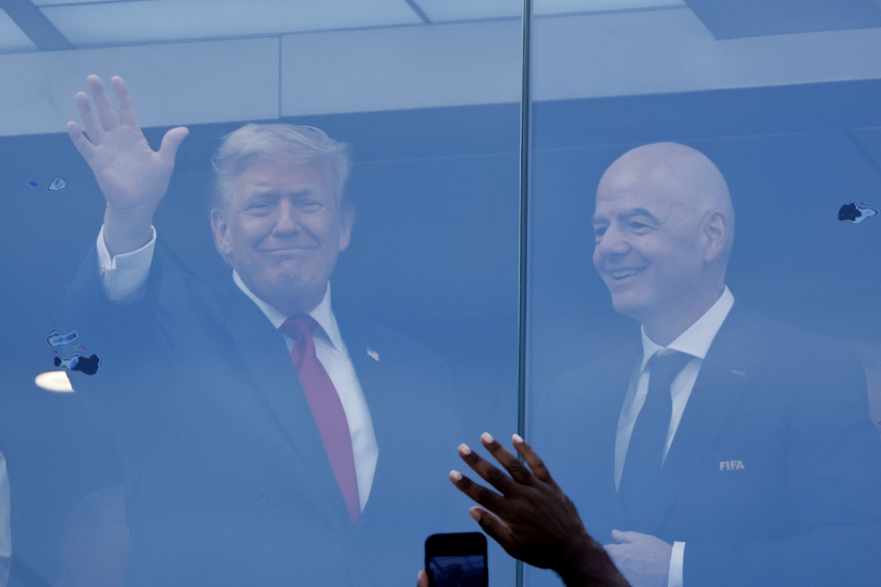 Donald Trump llega a la final del Mundial: "Es difícil apostar contra Messi"