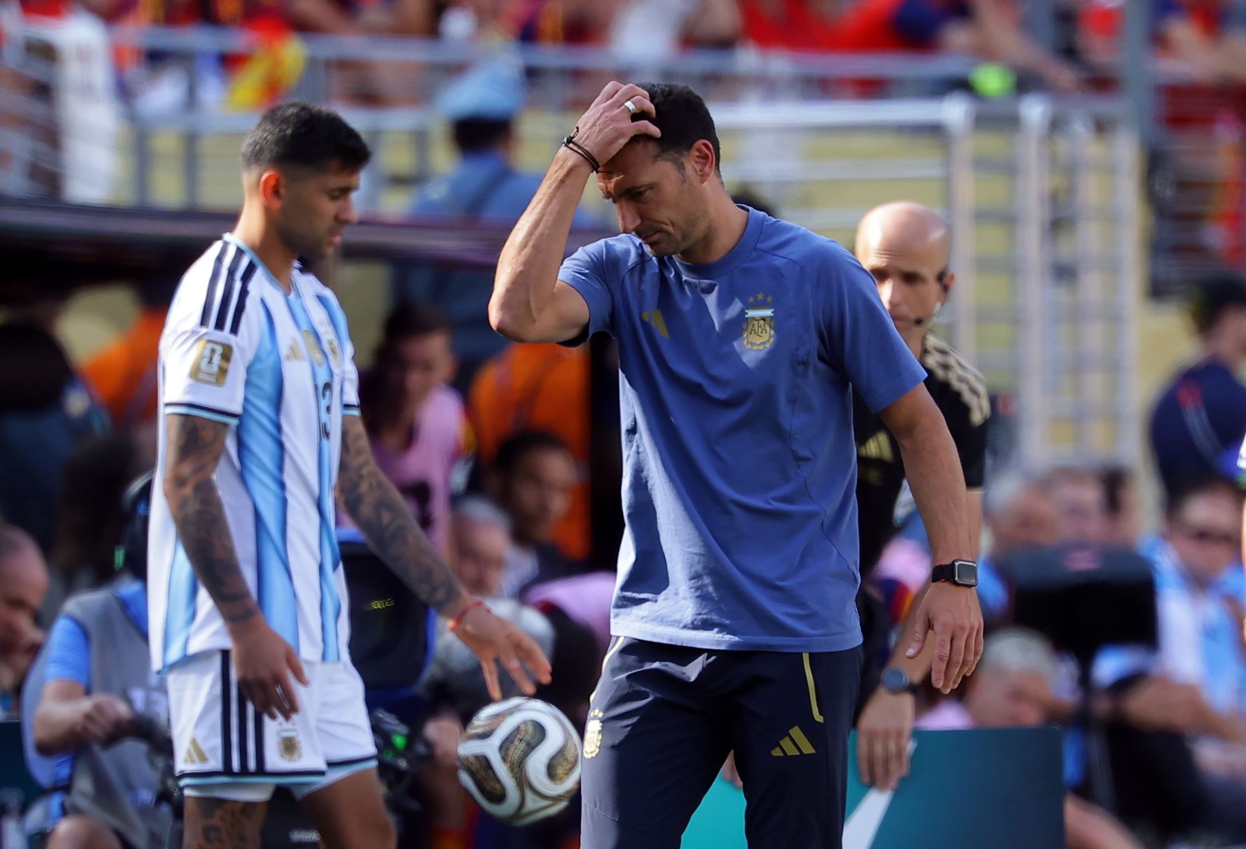Técnico de Argentina admite superioridad de España:  "Han sido mejores"