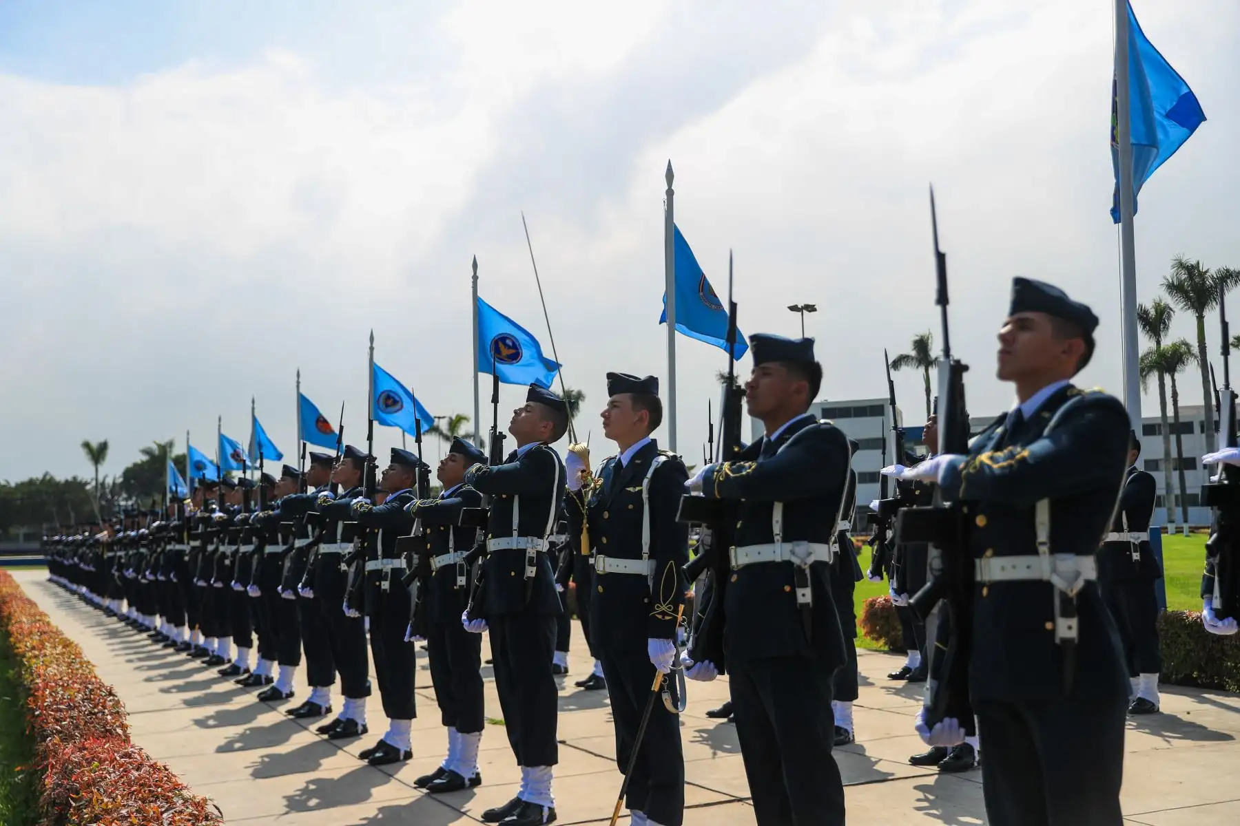 La Fuerza Aérea del Perú realizó los ensayos previos para la Gran Parada y Desfile Militar 2026 por las Fiestas Patrias del país Foto: ANDINA/Ricardo Cuba