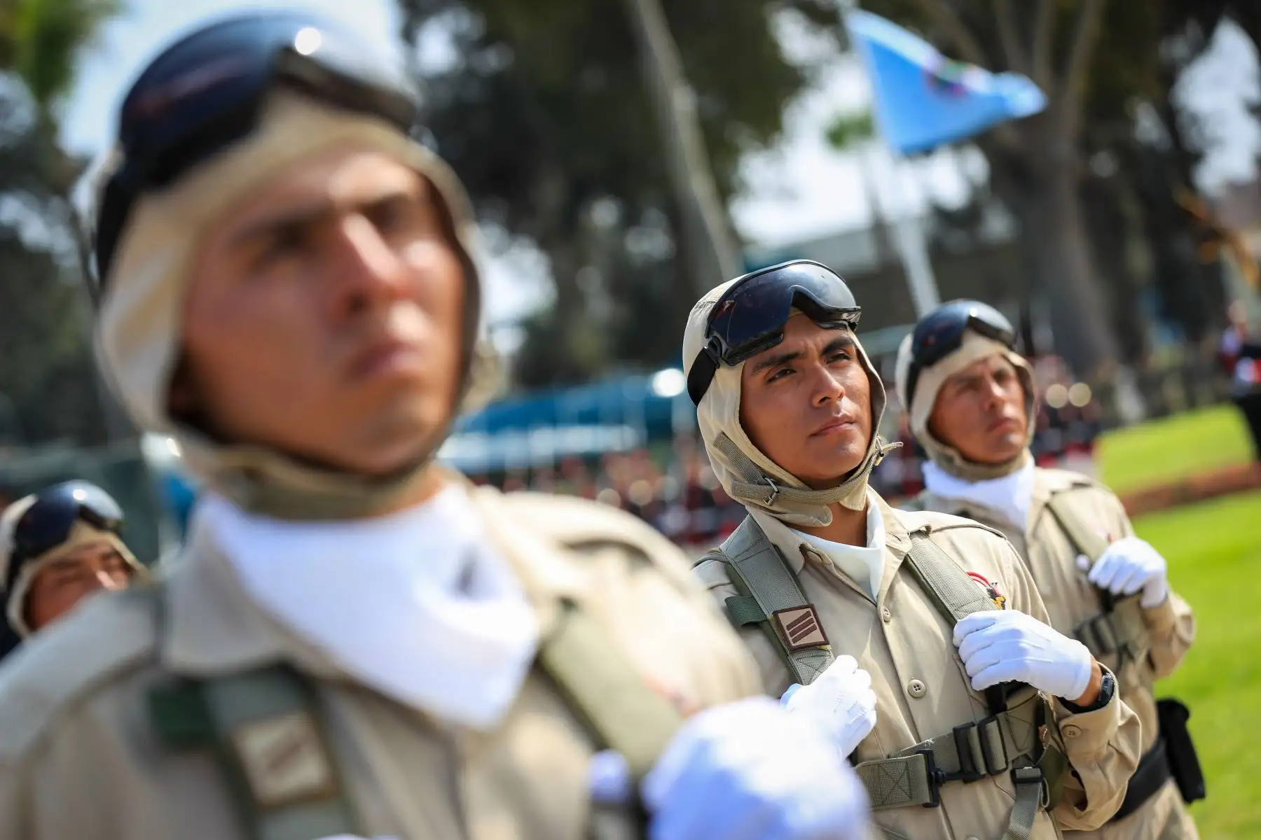 La Fuerza Aérea del Perú realizó los ensayos previos para la Gran Parada y Desfile Militar 2026 por las Fiestas Patrias del país Foto: ANDINA/Ricardo Cuba
