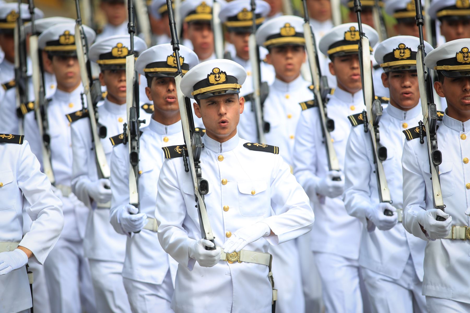 La Fuerza Aérea del Perú realizó los ensayos previos para la Gran Parada y Desfile Militar 2026 por las Fiestas Patrias del país Foto: ANDINA/Ricardo Cuba