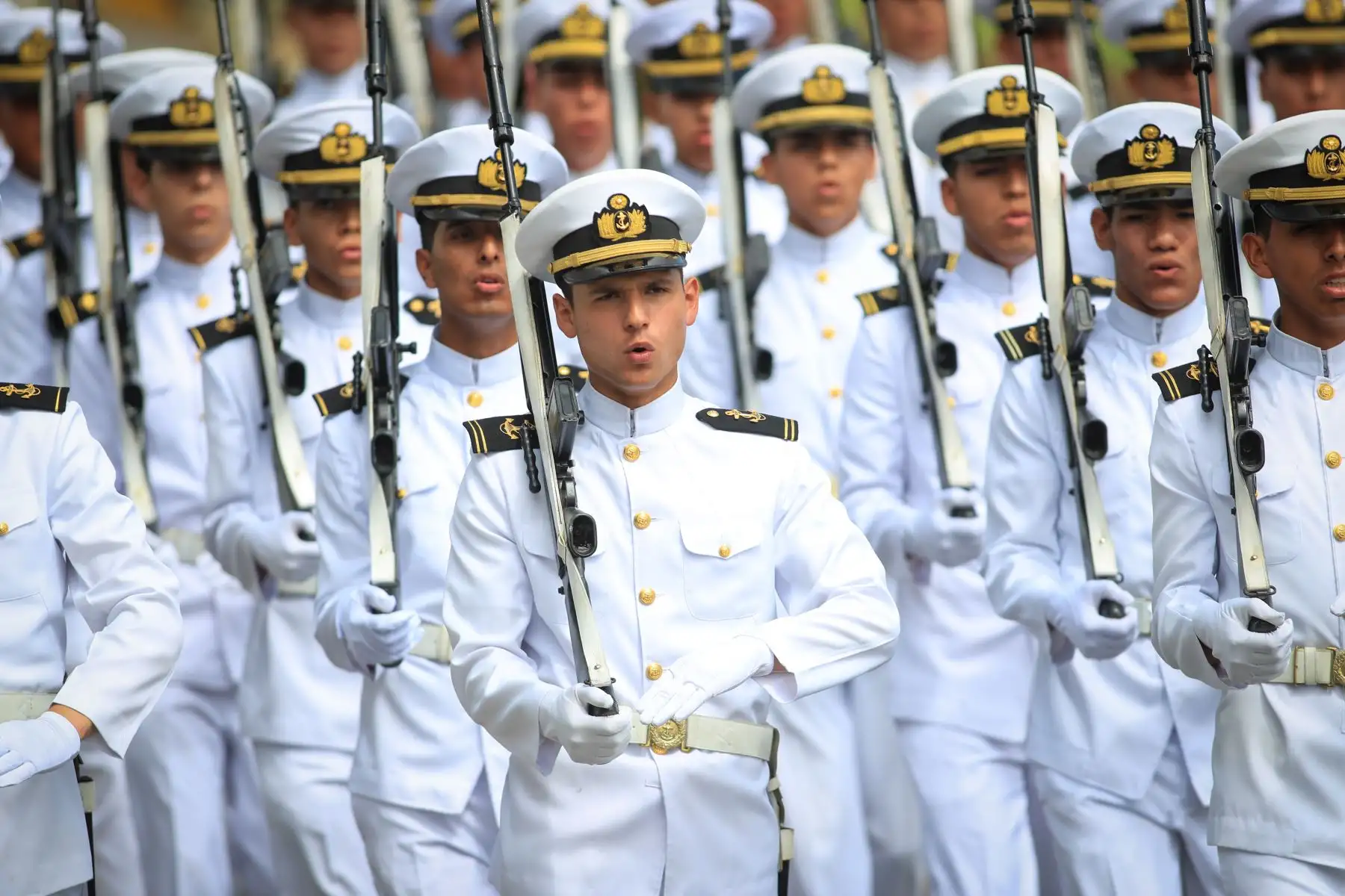 La Fuerza Aérea del Perú realizó los ensayos previos para la Gran Parada y Desfile Militar 2026 por las Fiestas Patrias del país Foto: ANDINA/Ricardo Cuba