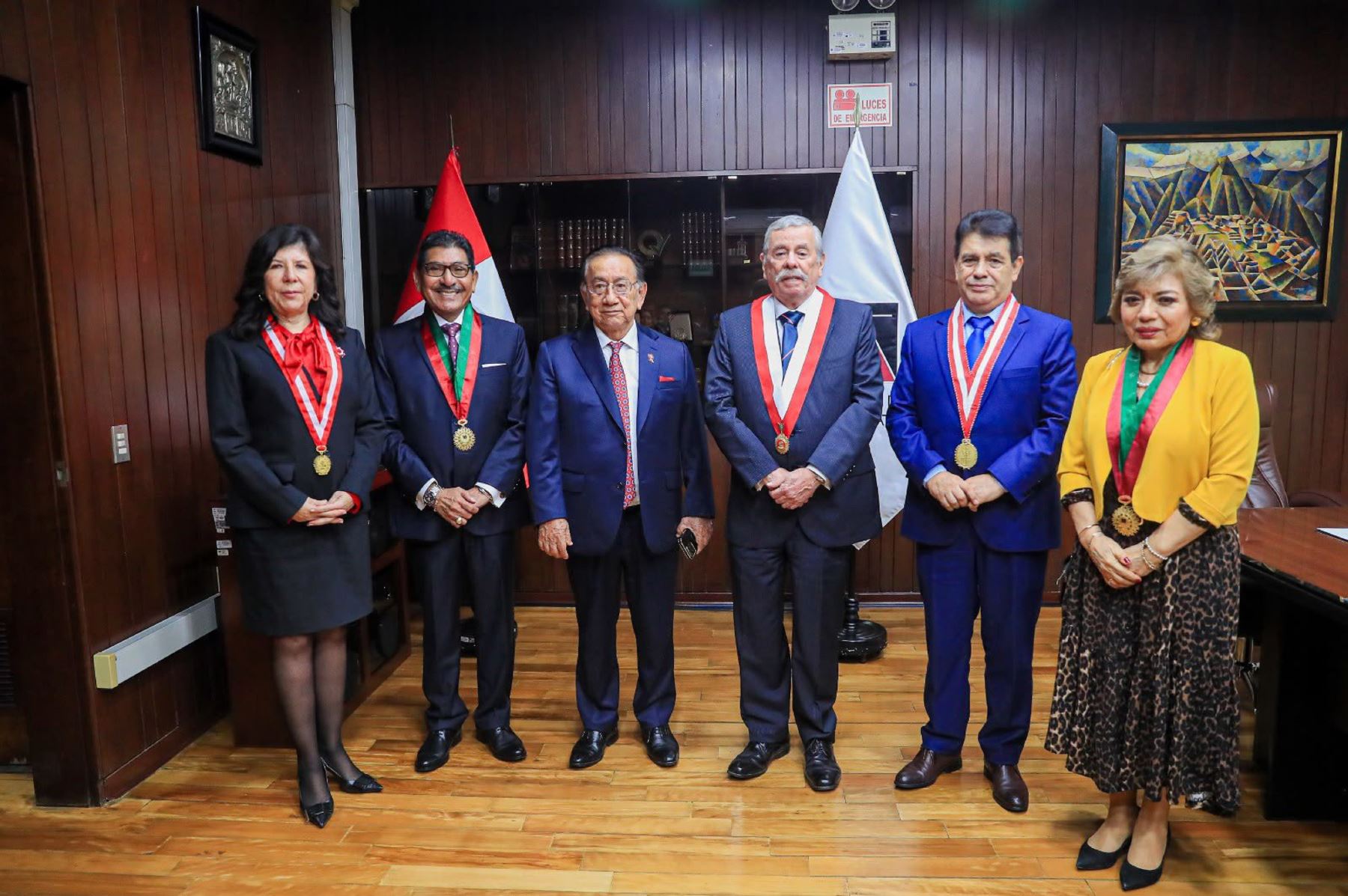 Presidente Balcázar participó en ceremonia por aniversario de Academia de la Magistratura