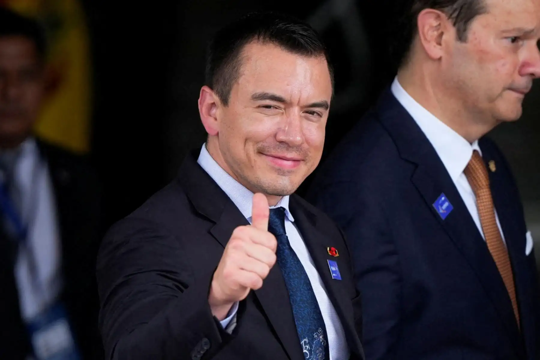 Presidente de Ecuador, Daniel Noboa Azin. Foto: AFP