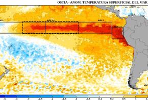 El Senamhi advirtió que existe una probabilidad que se presente un fenómeno El Niño extraordinario a finales del 2026 y el verano de 2027 e indicó que si se confirma se presentará lluvias muy intensas y prolongadas en la costa norte.
