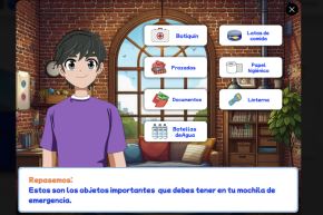 Acompaña en una emocionante travesía llena de desafíos y aprendizaje a Miguel, Nadia y Matías en el videojuego educativo "Tres amigos y un terremotito". Foto: ANDINA/Difusión