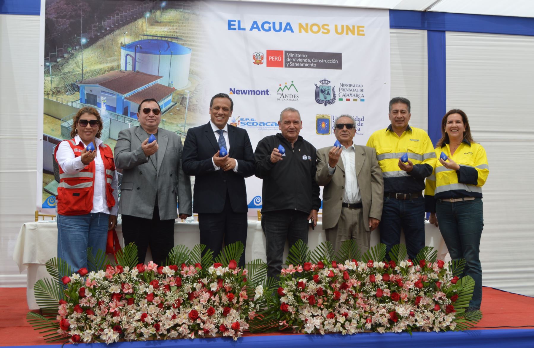Cajamarca inaugura reservorio Ajoscancha que abastecerá de agua potable a 20,000 familias