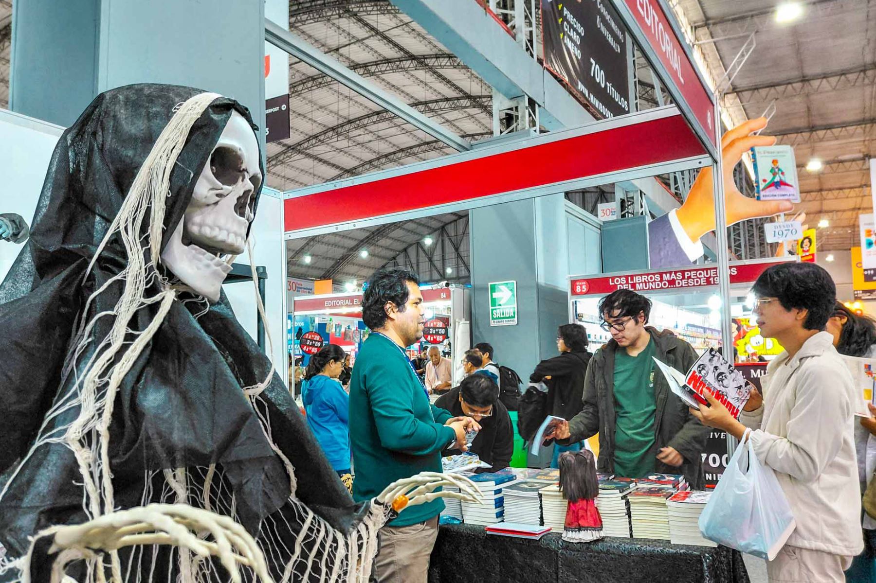 La Feria Internacional del Libro de Lima inicia una nueva edición con actividades literarias, musicales e infantiles para celebrar tres décadas de promoción de la lectura. Foto: ANDINA/ José Vadillo