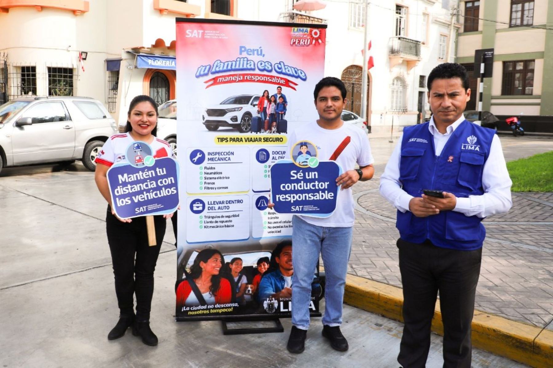 SAT lanza campaña por Fiestas Patrias: “Perú, tu familia es clave, maneja responsable"