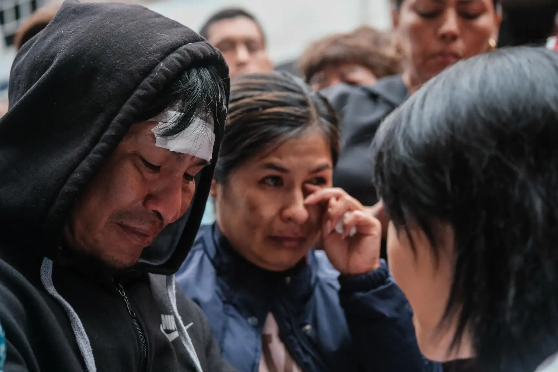Presidenta electa Keiko Fujimori visita a los deudos del incendio en La Victoria, que dejó 10 fallecidos. Foto: ANDINA/OPE