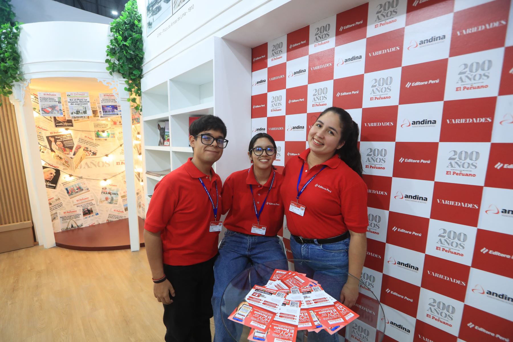 Editora Perú presentará tres títulos de su Fondo Editorial en la Feria Internacional del Libro de Lima 2026: El Peruano 200 años, el lunes 27 de julio a las 8 p. m.; Compendio de Legislación Penal Informática del Perú, el viernes 31 de julio a las 7 p. m.; y Comentarios de Normas Legales: Laboral VI Derecho Colectivo, el lunes 3 de agosto a las 7 p. m. Además, estará presente en el stand 121. Foto: ANDINA/Ricardo Cuba.