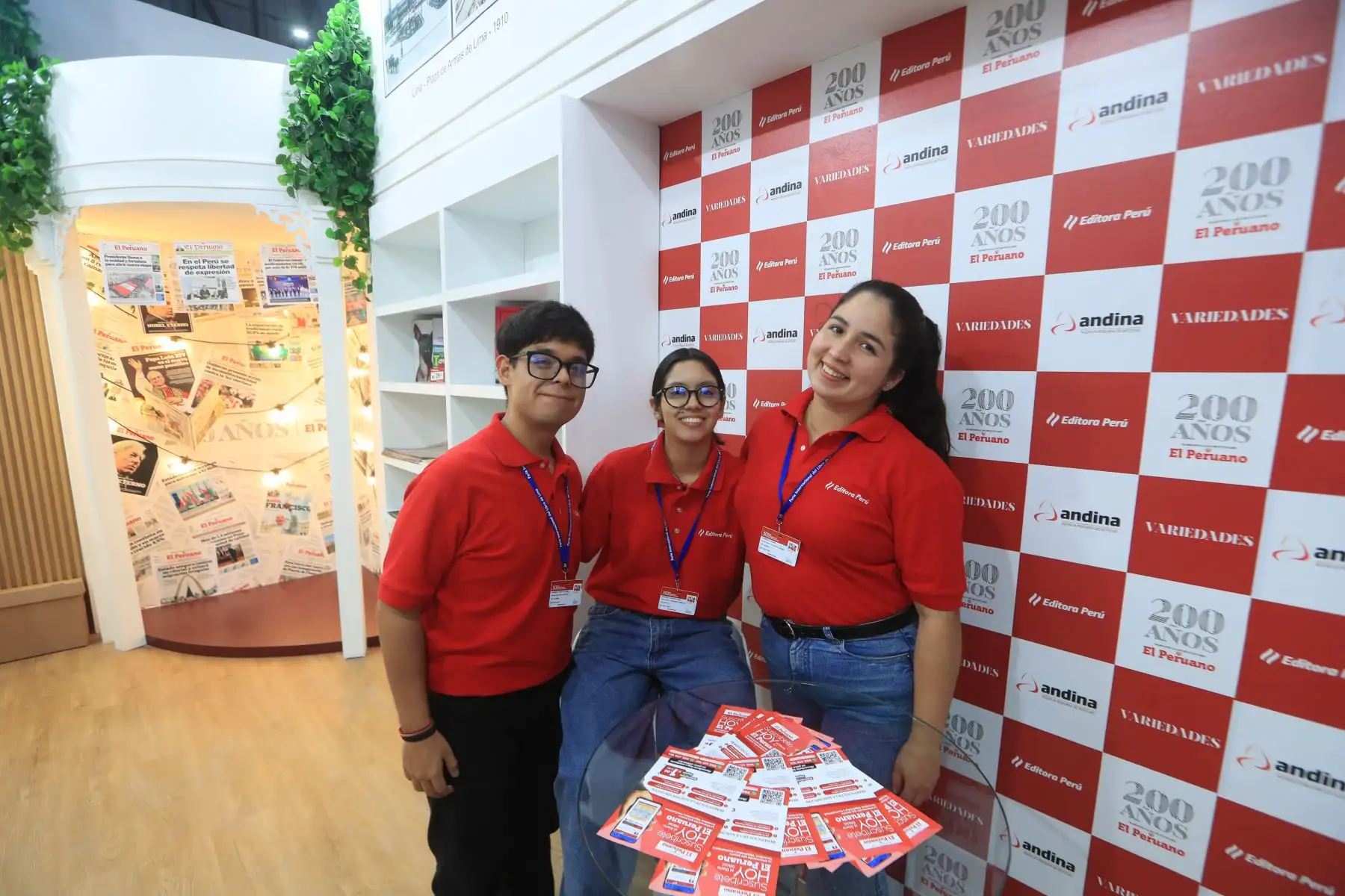 Editora Perú presentará tres títulos de su Fondo Editorial en la Feria Internacional del Libro de Lima 2026: El Peruano 200 años, el lunes 27 de julio a las 8 p. m.; Compendio de Legislación Penal Informática del Perú, el viernes 31 de julio a las 7 p. m.; y Comentarios de Normas Legales: Laboral VI Derecho Colectivo, el lunes 3 de agosto a las 7 p. m. Además, estará presente en el stand 121. Foto: ANDINA/Ricardo Cuba.