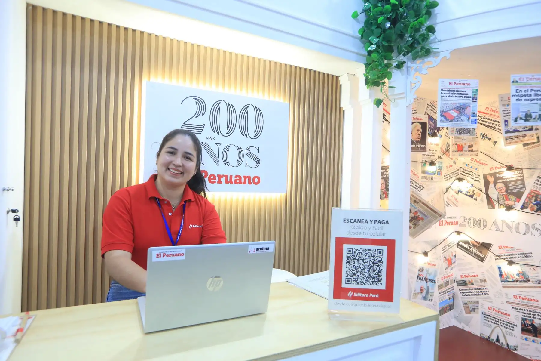 Editora Perú presentará tres títulos de su Fondo Editorial en la Feria Internacional del Libro de Lima 2026: El Peruano 200 años, el lunes 27 de julio a las 8 p. m.; Compendio de Legislación Penal Informática del Perú, el viernes 31 de julio a las 7 p. m.; y Comentarios de Normas Legales: Laboral VI Derecho Colectivo, el lunes 3 de agosto a las 7 p. m. Además, estará presente en el stand 121. Foto: ANDINA/Ricardo Cuba.