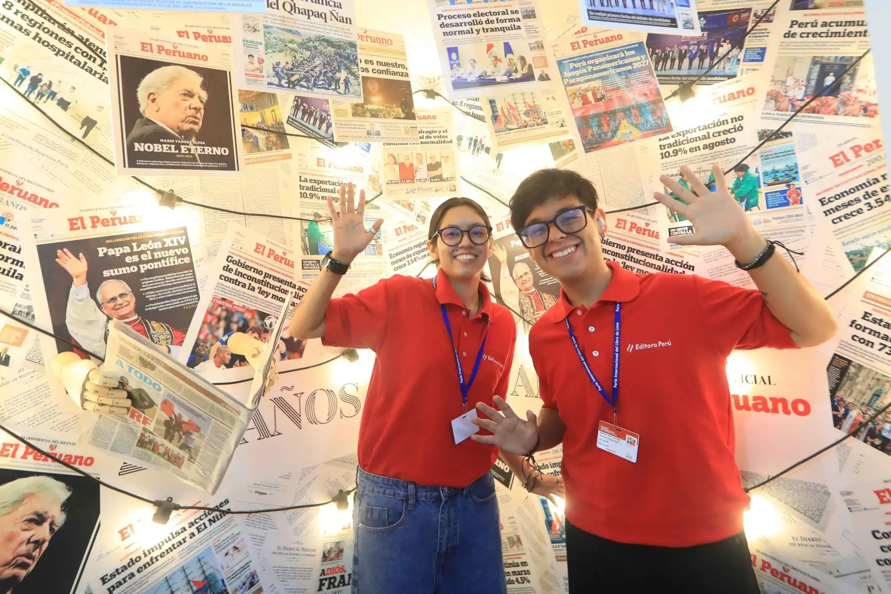 Editora Perú presentará tres títulos de su Fondo Editorial en la Feria Internacional del Libro de Lima 2026: El Peruano 200 años, el lunes 27 de julio a las 8 p. m.; Compendio de Legislación Penal Informática del Perú, el viernes 31 de julio a las 7 p. m.; y Comentarios de Normas Legales: Laboral VI Derecho Colectivo, el lunes 3 de agosto a las 7 p. m. Además, estará presente en el stand 121. Foto: ANDINA/Ricardo Cuba.