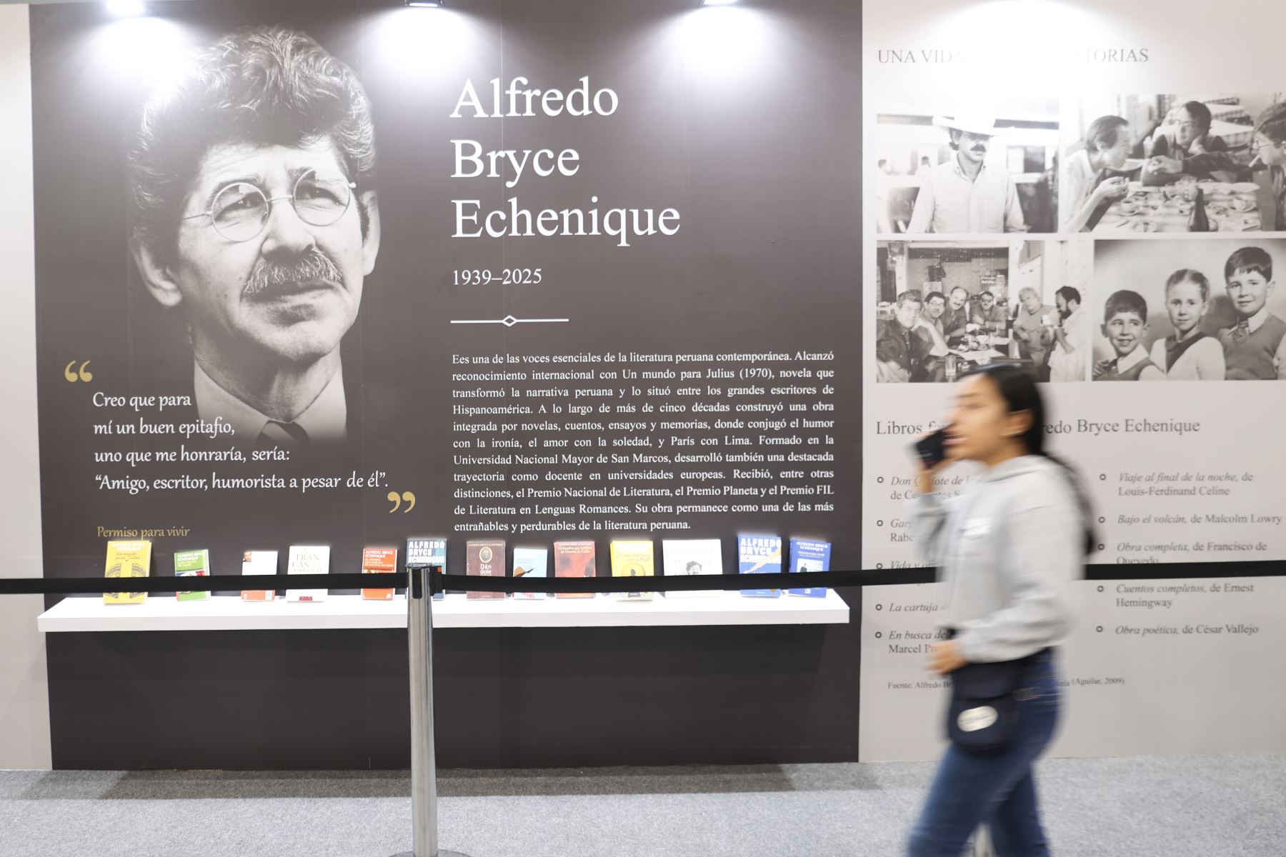 La Feria Internacional del Libro de Lima 2026 acerca al público a obras de Mario Vargas Llosa, Julio Ramón Ribeyro, Alfredo Bryce Echenique y Blanca Varela, junto a propuestas de autores contemporáneos como Jaime Bayly, Alonso Cueto y Renato Cisneros. Foto: ANDINA/Melina Mejía.