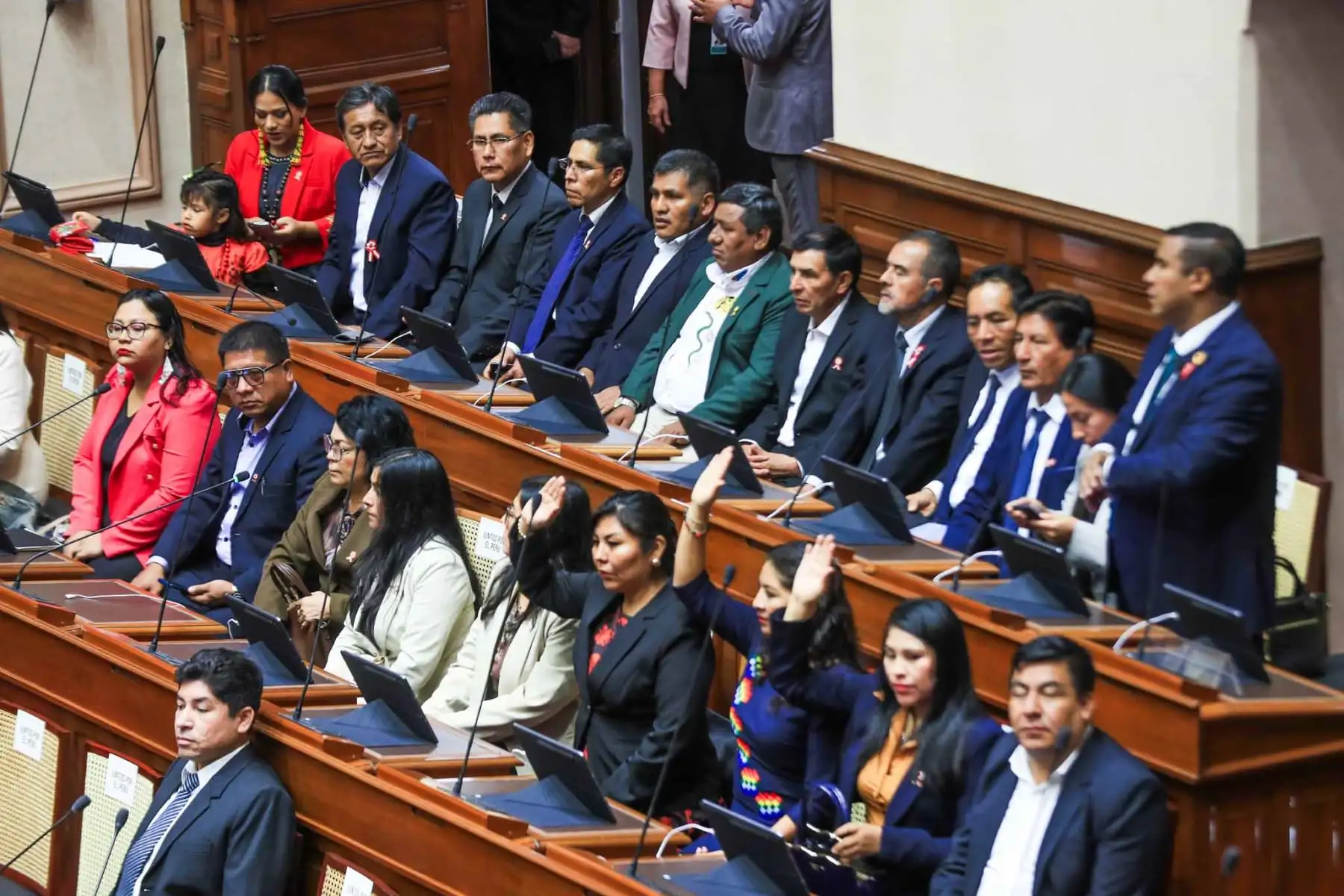 La Junta Preparatoria del Congreso de la República para el periodo parlamentario 2026-2031 se instaló esta mañana en una sesión que fue conducida por la Mesa Directiva de la Junta Preparatoria, que preside el senador electo Miguel Ángel Torres Morales. Foto: ANDINA/ Ricardo Cuba