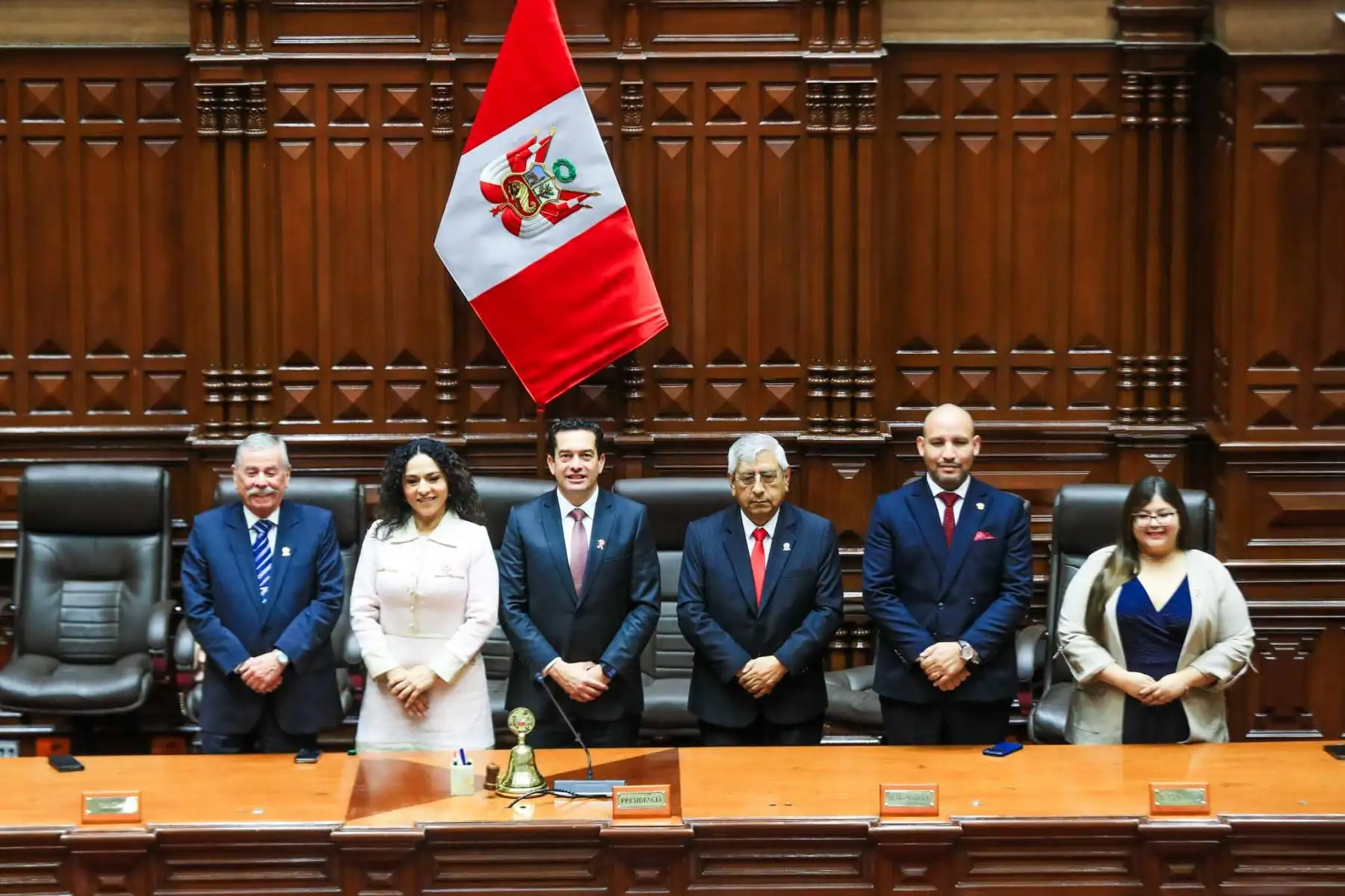 La Junta Preparatoria del Congreso de la República para el periodo parlamentario 2026-2031 se instaló en una sesión que fue conducida por la Mesa Directiva de la Junta Preparatoria, que preside el senador electo Miguel Ángel Torres Morales. Foto: ANDINA/ Ricardo Cuba