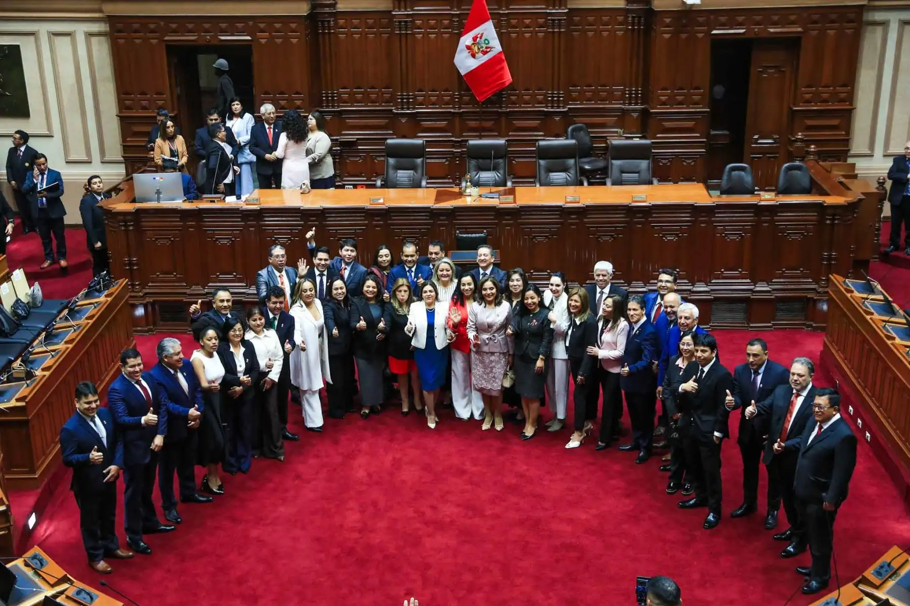La Junta Preparatoria del Congreso de la República para el periodo parlamentario 2026-2031 se instaló en una sesión que fue conducida por la Mesa Directiva de la Junta Preparatoria, que preside el senador electo Miguel Ángel Torres Morales. Foto: ANDINA/ Ricardo Cuba