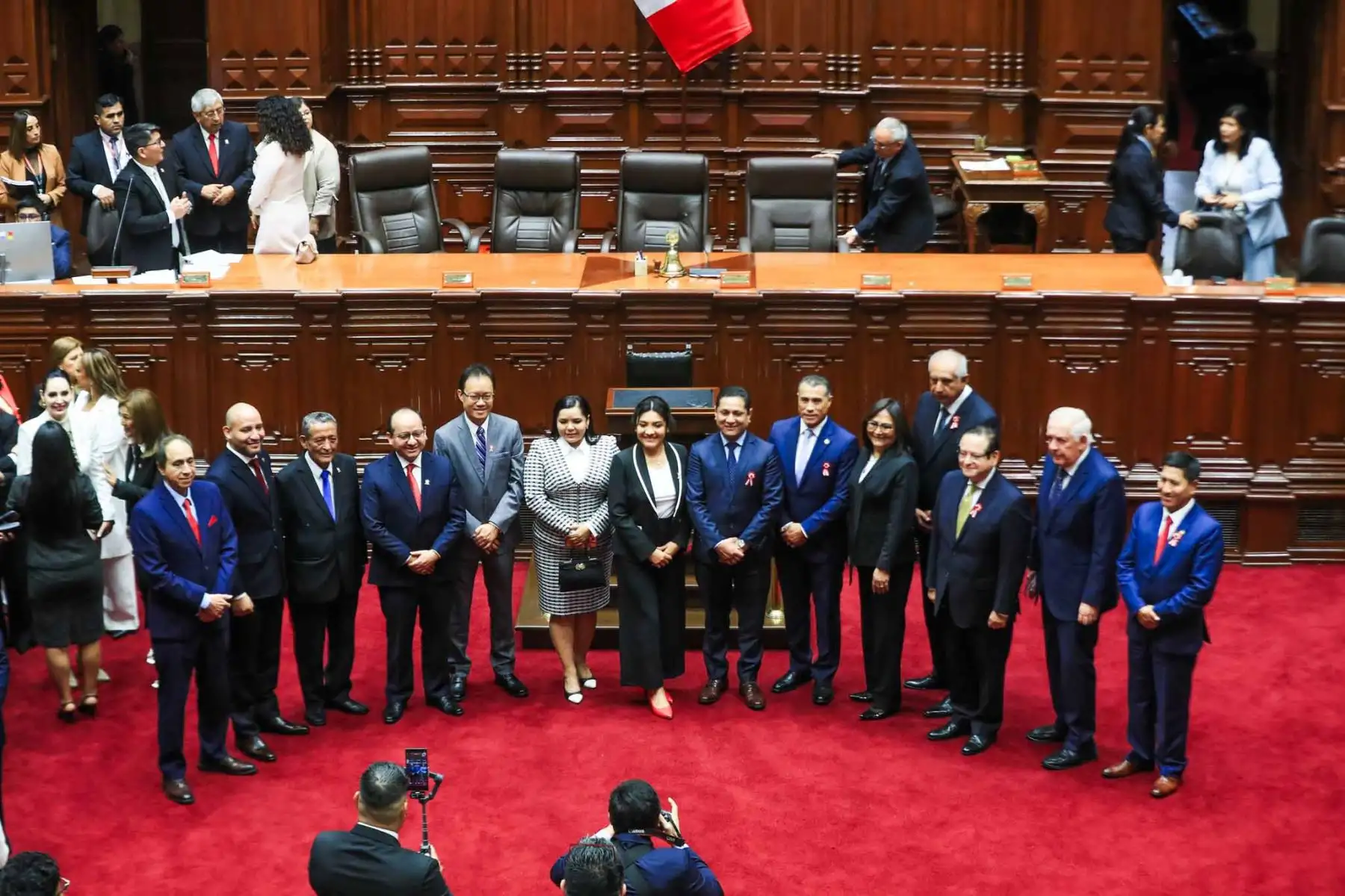La Junta Preparatoria del Congreso de la República para el periodo parlamentario 2026-2031 se instaló en una sesión que fue conducida por la Mesa Directiva de la Junta Preparatoria, que preside el senador electo Miguel Ángel Torres Morales. Foto: ANDINA/ Ricardo Cuba