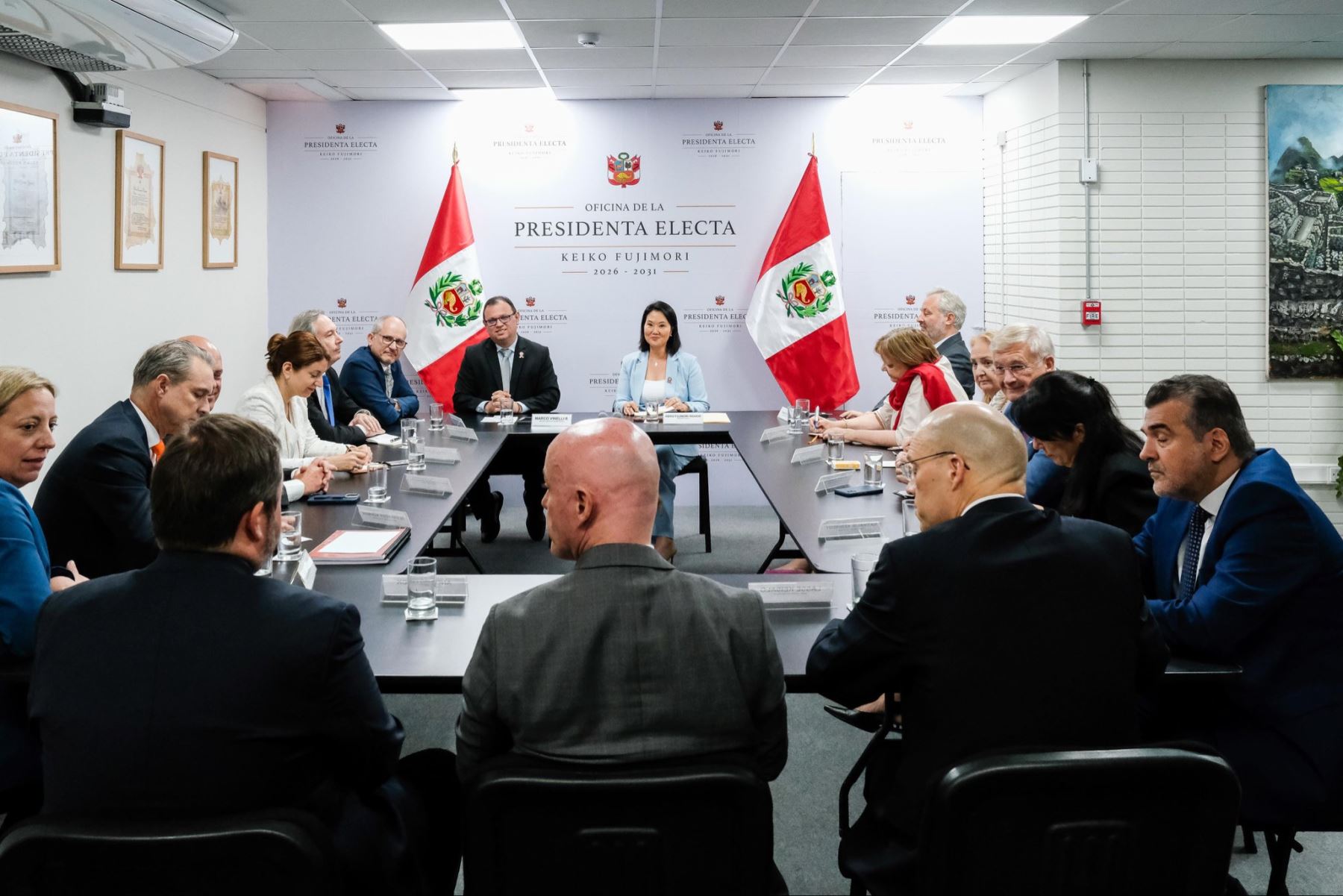 Keiko Fujimori dialogó con embajadores de la UE sobre fortalecimiento de la cooperación