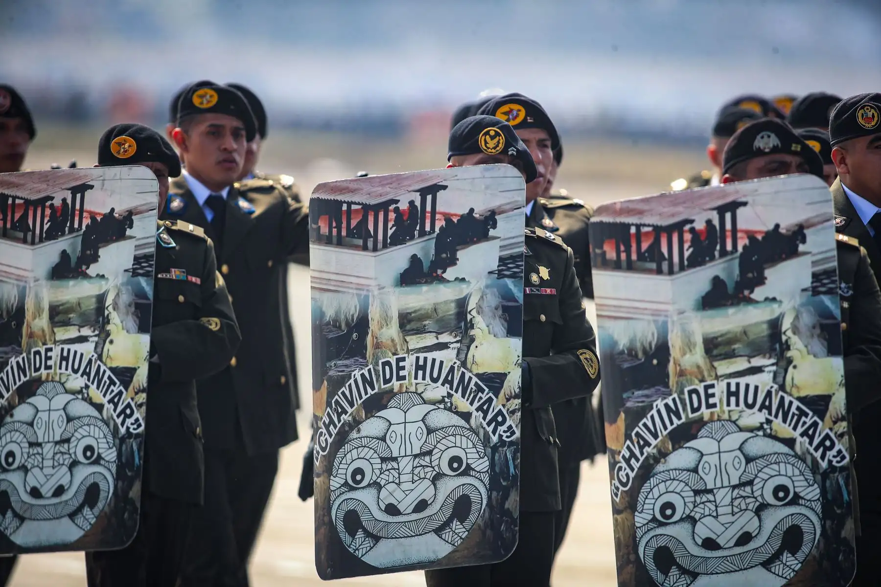 El sábado 25 de julio de 2026 se realizó en la Base Aérea Las Palmas de Surco el segundo ensayo general de los agrupamientos del Ejército, de la Fuerza Aérea, de la Marina de Guerra y de la Policía Nacional, entre otros, que desfilarán en la Gran Parada y Desfile Cívico Militar en la Av. Brasil este 29 de julio. Foto: ANDINA/Ricardo Cuba