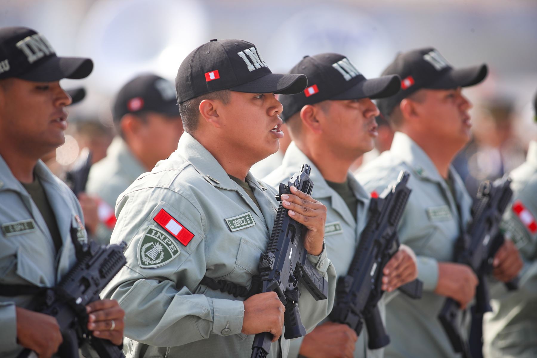 El sábado 25 de julio de 2026 se realizó en la Base Aérea Las Palmas de Surco el segundo ensayo general de los agrupamientos del Ejército, de la Fuerza Aérea, de la Marina de Guerra y de la Policía Nacional, entre otros, que desfilarán en la Gran Parada y Desfile Cívico Militar en la Av. Brasil este 29 de julio. Foto: ANDINA/Ricardo Cuba