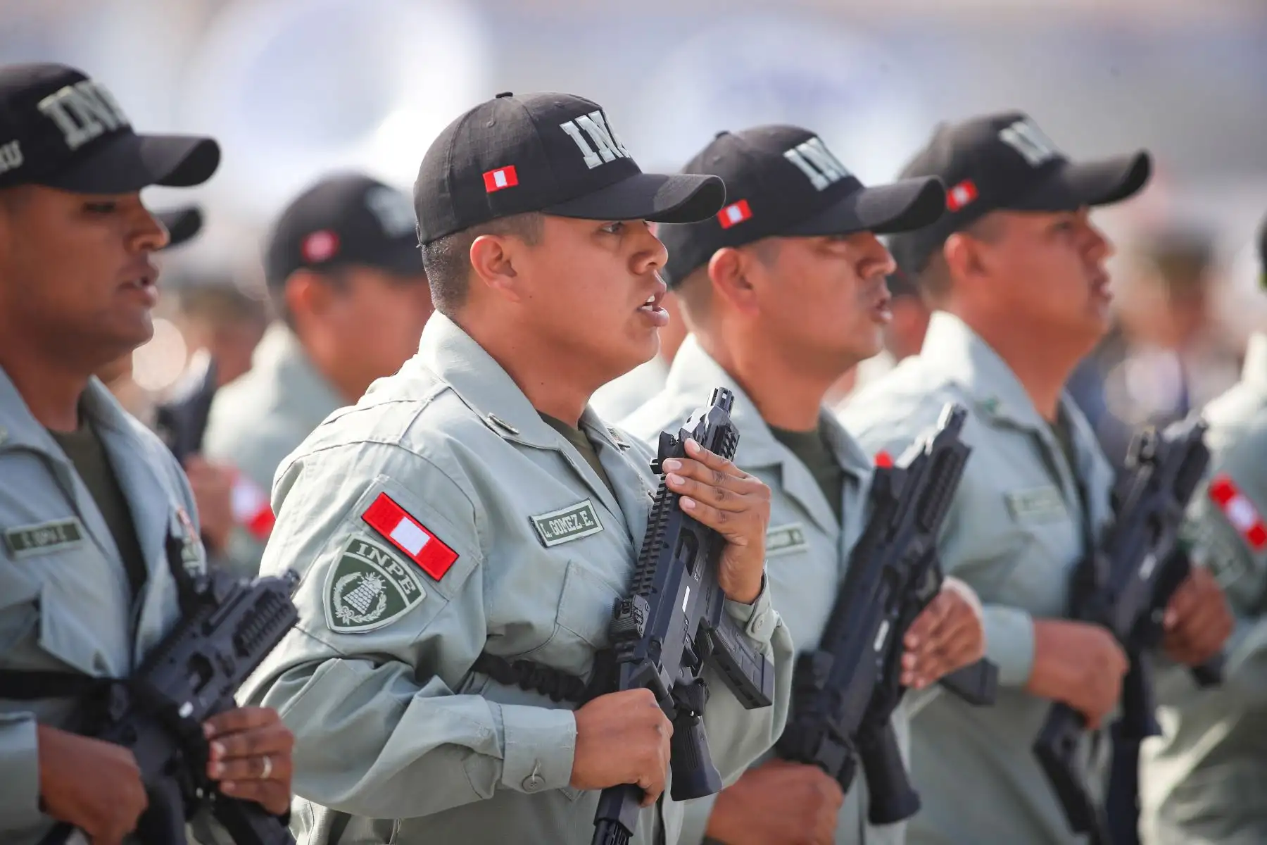 El sábado 25 de julio de 2026 se realizó en la Base Aérea Las Palmas de Surco el segundo ensayo general de los agrupamientos del Ejército, de la Fuerza Aérea, de la Marina de Guerra y de la Policía Nacional, entre otros, que desfilarán en la Gran Parada y Desfile Cívico Militar en la Av. Brasil este 29 de julio. Foto: ANDINA/Ricardo Cuba