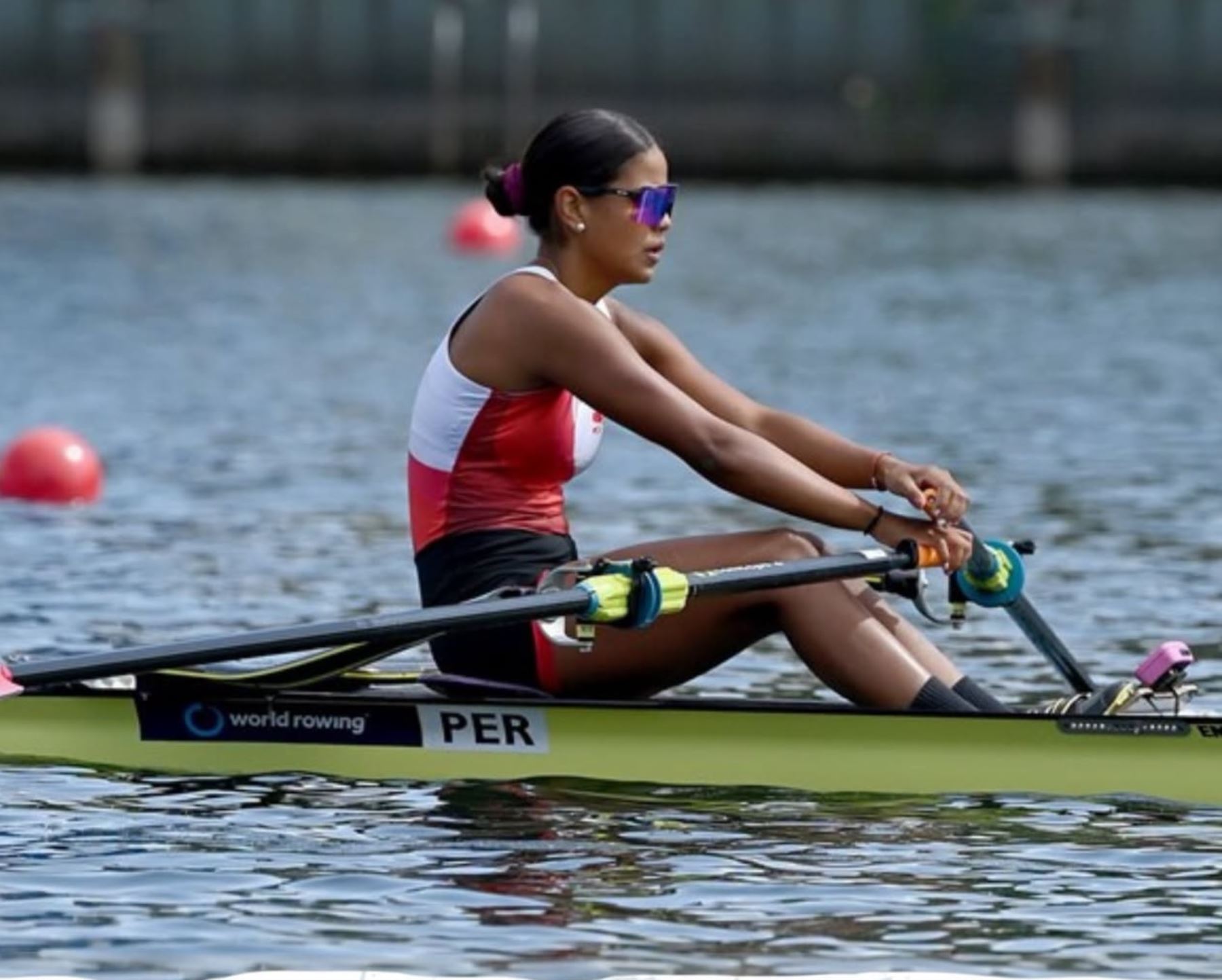 Peruana Luciana Zegarra ganó medalla de bronce en el Mundial de Remo Sub-23