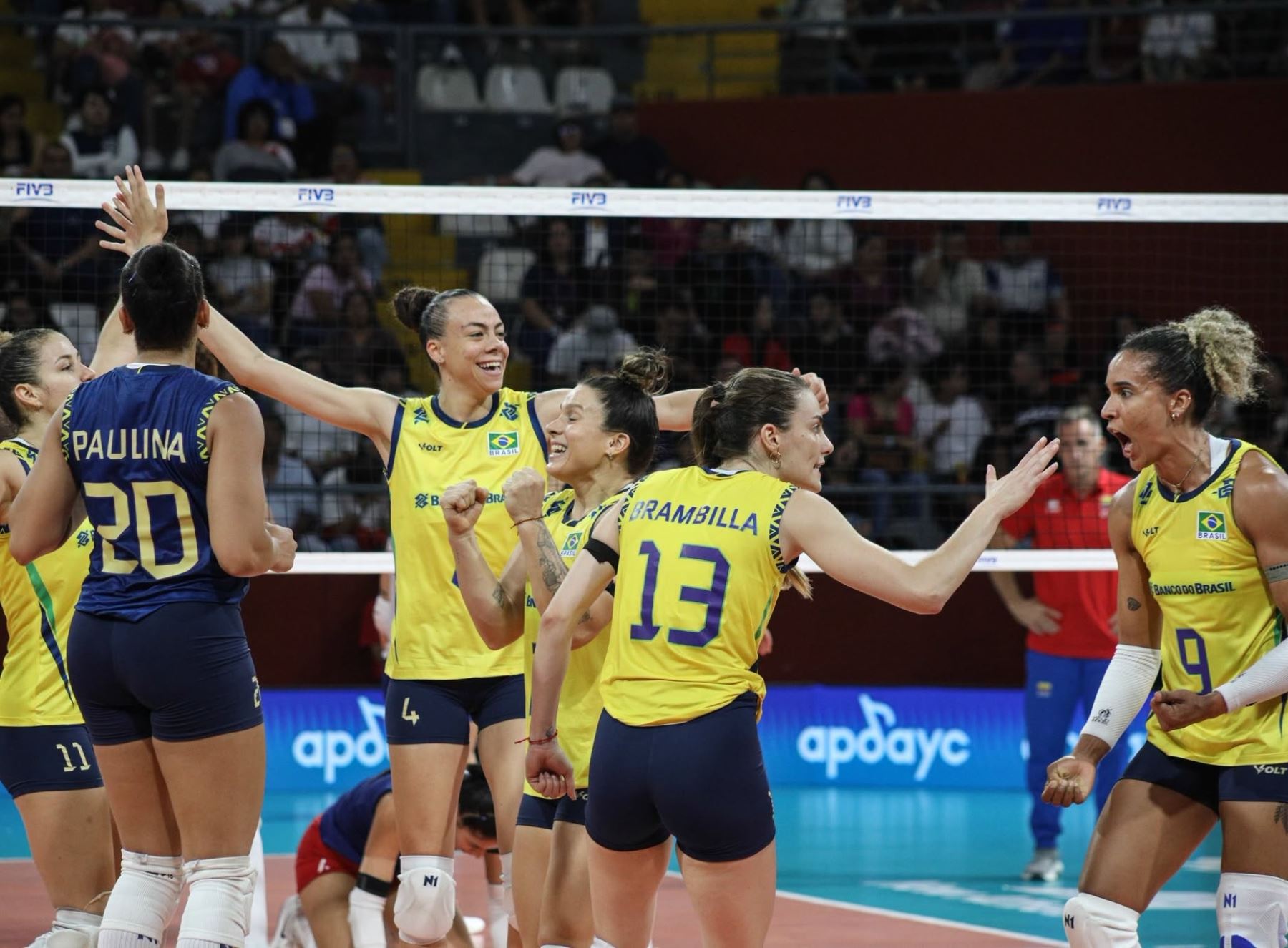 Copa Sudamericana de Voleibol : Brasil se coronó campeón y Perú acabó en el quinto puesto