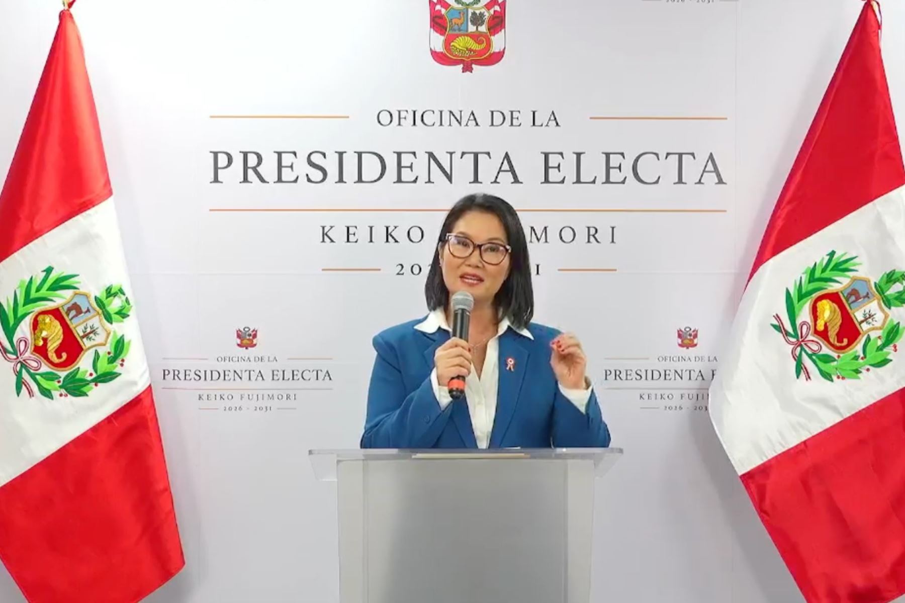 Citan a senadores y diputados a sesión solemne de transmisión de mando de Keiko Fujimori