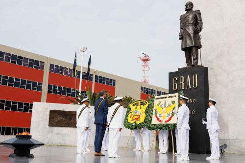 Mindef rinde homenaje al legado de Miguel Grau en el 192.° aniversario de su nacimiento. Foto: ANDINA/Difusión