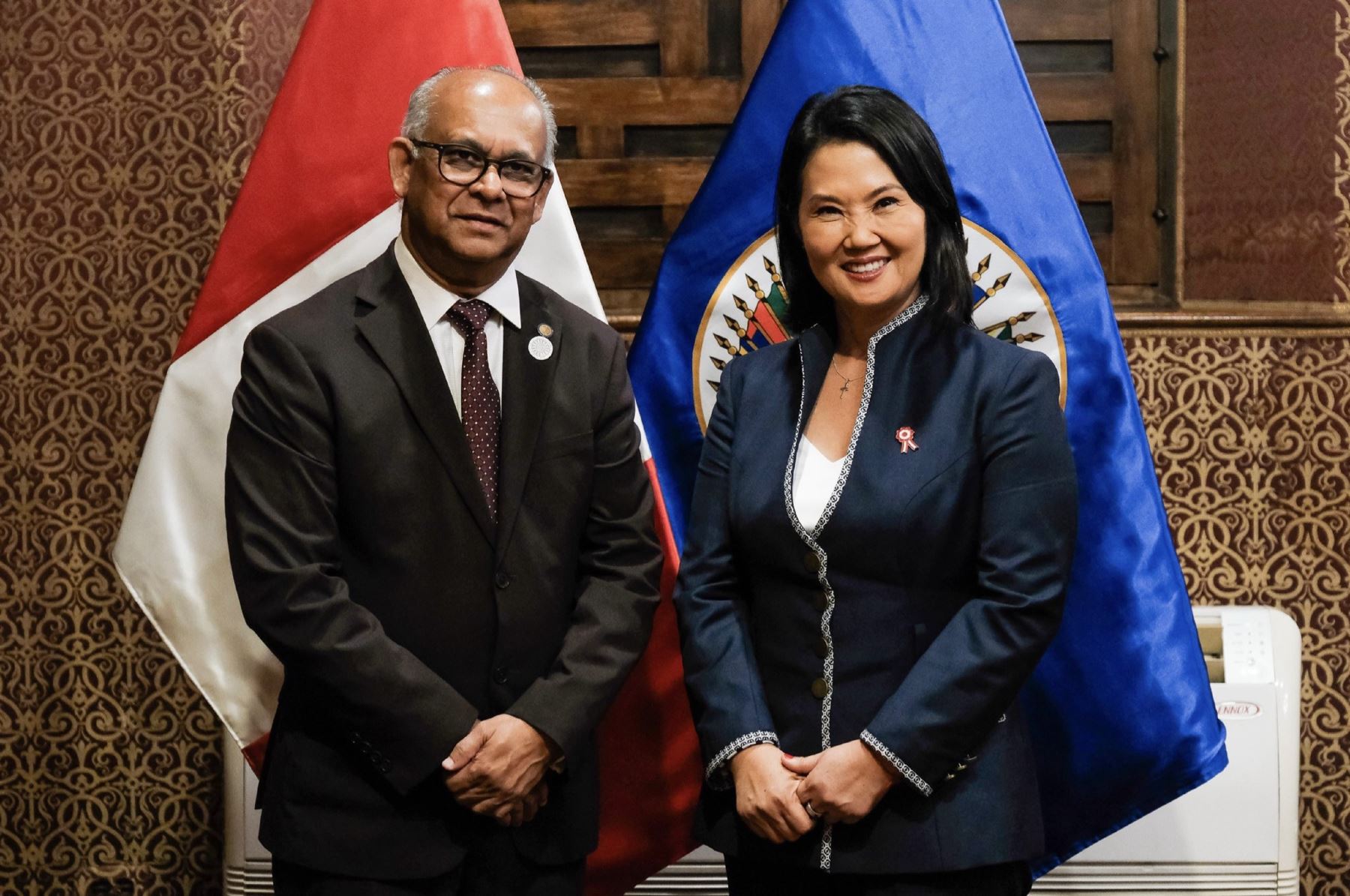 Presidenta electa y secretario general de la OEA dialogaron sobre desafíos en la región