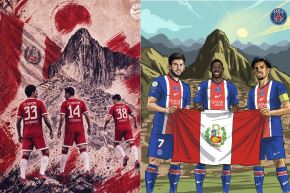 Los saludos llegaron desde Europa: los clubes Beyern Múnich y PSG. Foto: Ilustración