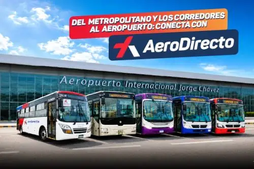 ¿Viajas en Metropolitano o corredores? Descubre cómo llegar al aeropuerto Jorge Chávez. Foto: ANDINA/Difusión.