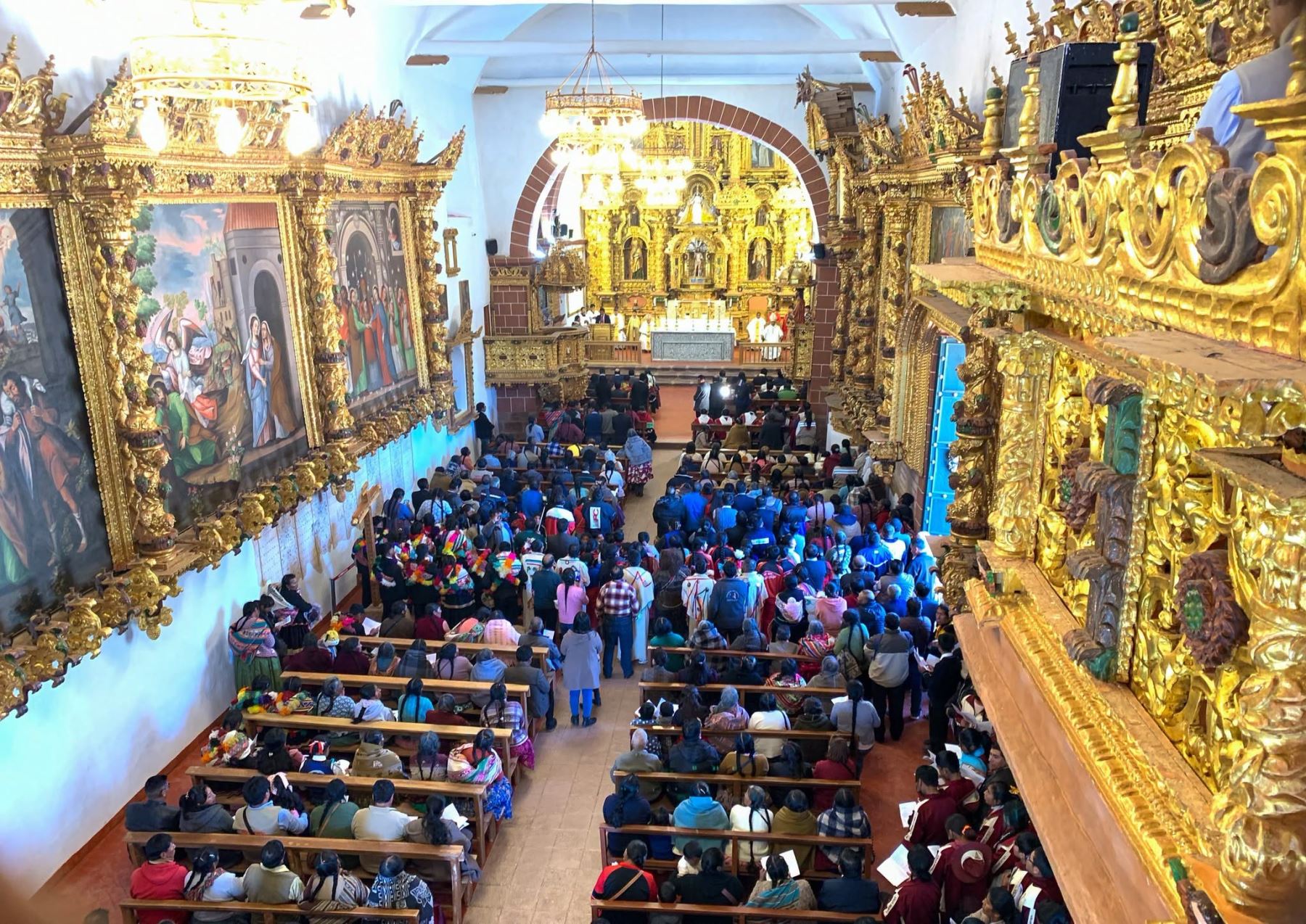 Puno celebra la restauración del histórico templo Nuestra Señora del Rosario de Orurillo