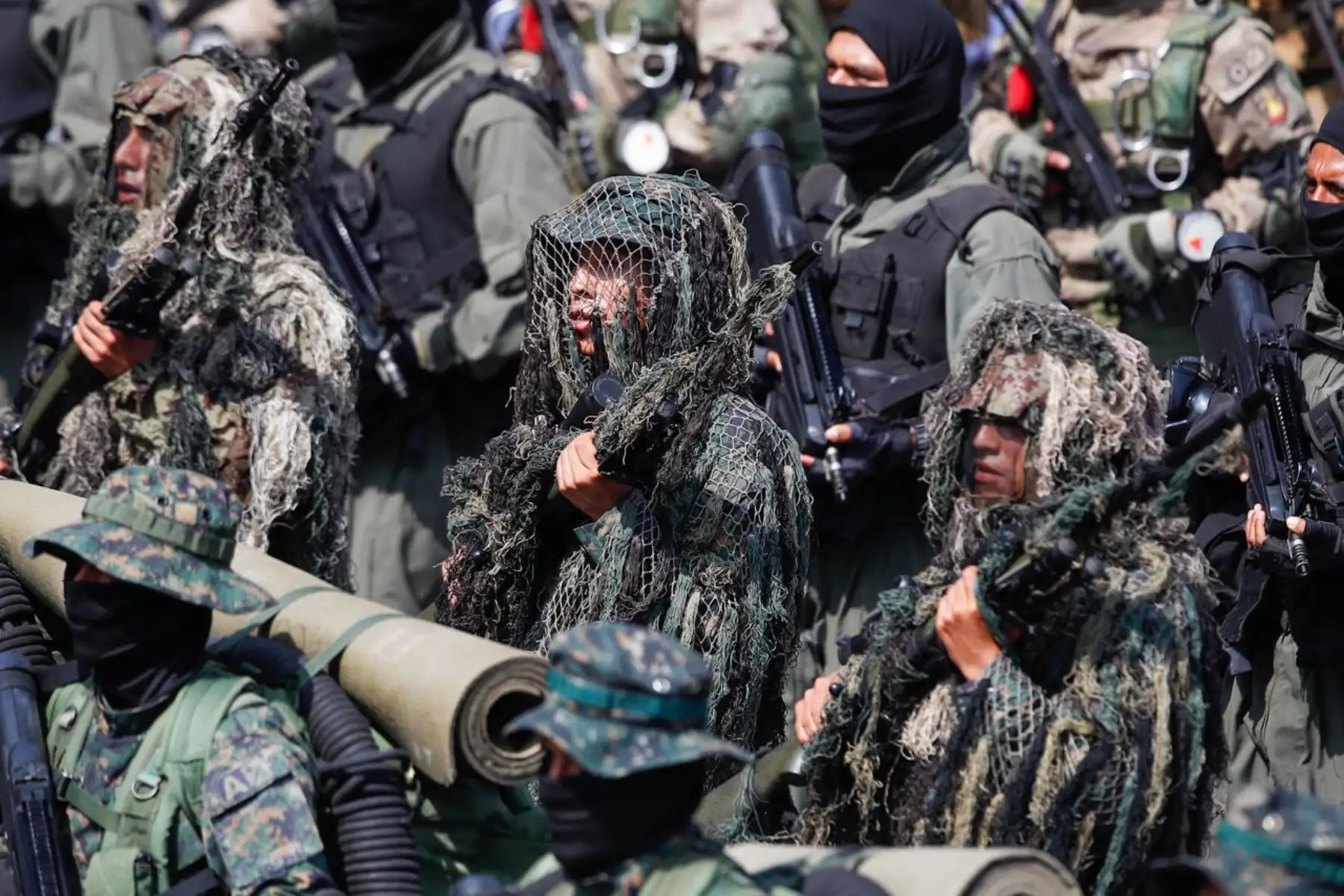 La compañía de infantes de Marina CONFUINMAR participa en el tercer agrupamiento de la Marina de Guerra del Perú. Foto: ANDINA/Ricardo Cuba.