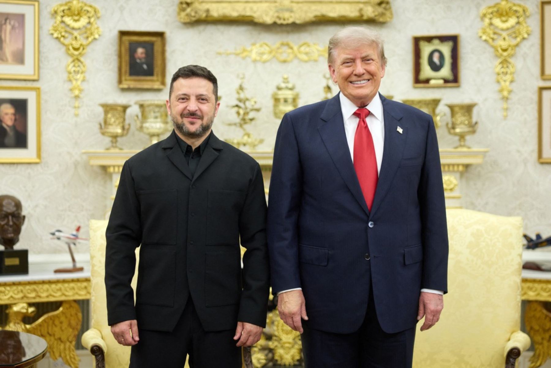 Trump tras su "buena" reunión con Zelenski: "Me gustaría que pusiera fin a la guerra"