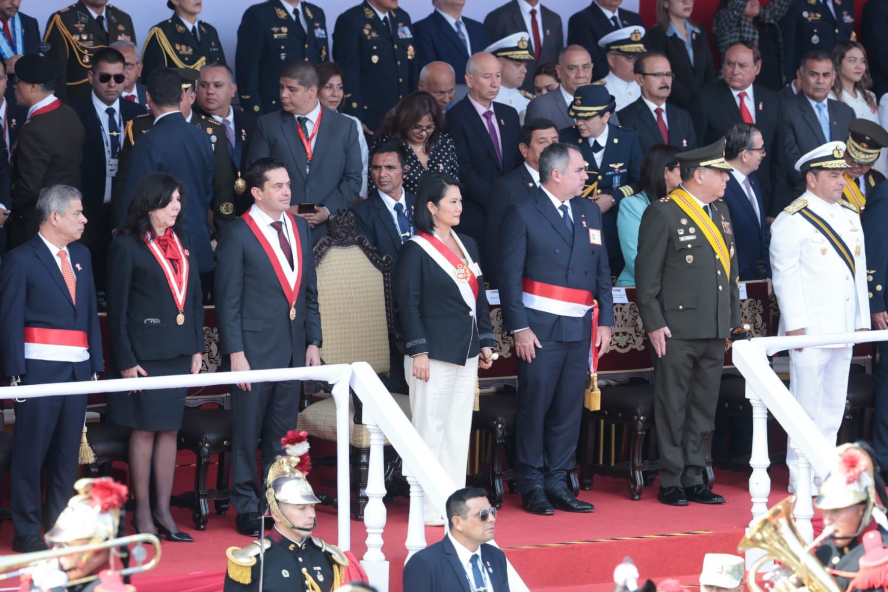 Presidente del Congreso Miguel Torres asistió a Gran Parada y Desfile Cívico Militar 2026