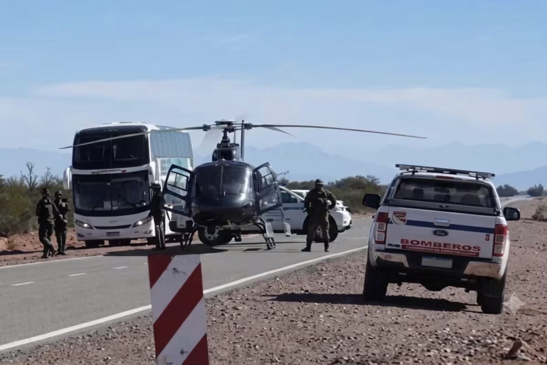 Accidente aéreo: siete personas mueren al estrellarse helicóptero en el oeste de Argentina