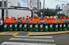 La iniciativa contó con la participación de promotores ambientales de Pueblo Libre, Jesús María, Breña, Magdalena del Mar y la Municipalidad de Lima. Foto: Minam