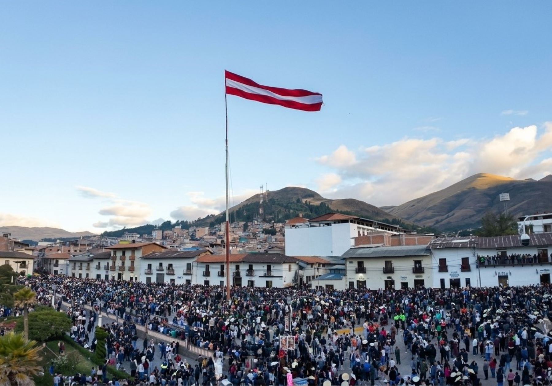 Fiesta Patronal en Huamachuco: se inicia festividad con la ancestral Parada de Gallardete
